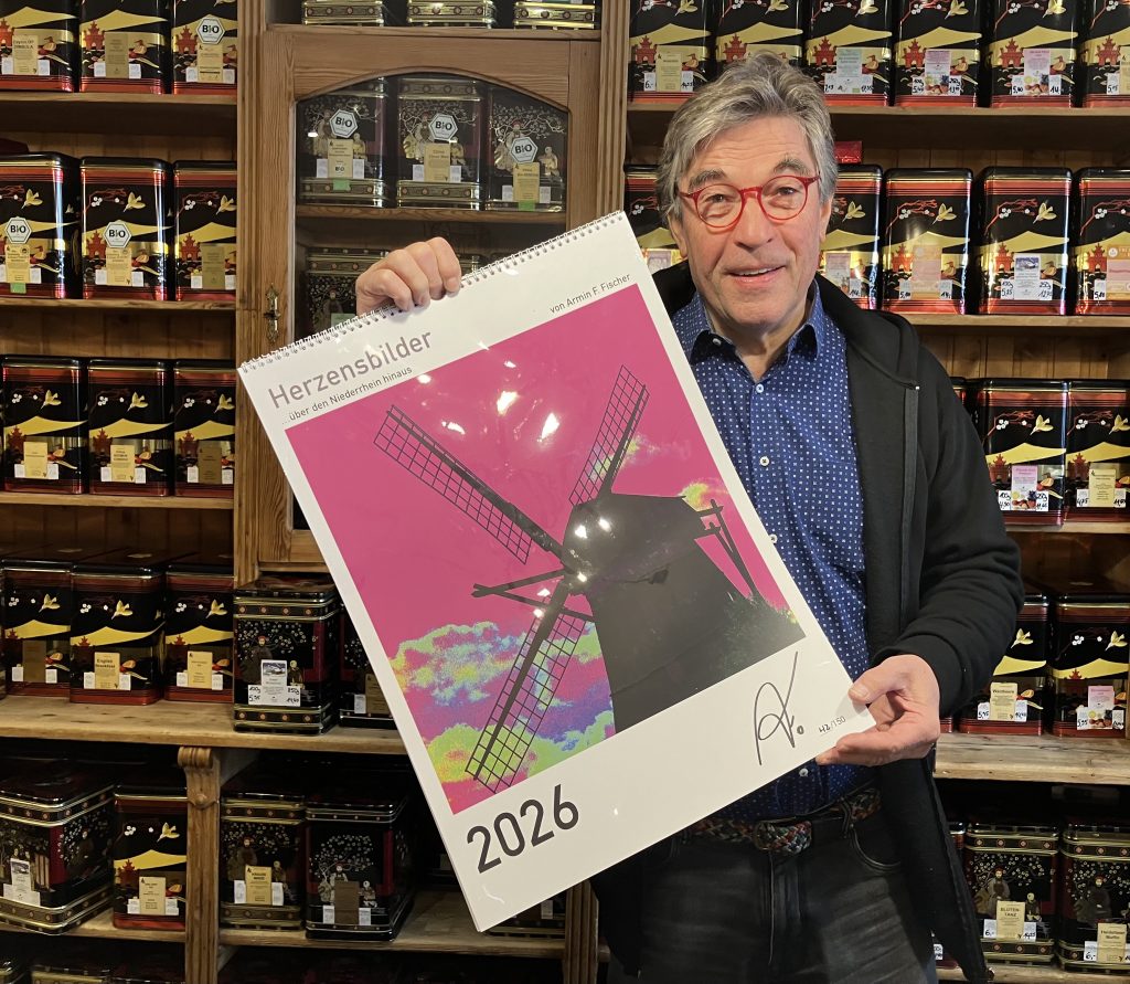 Kalender 2026 - erhältlich u. a. im Teeladen in Xanten